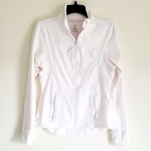 Yunogo White Zipper Jacket - Small